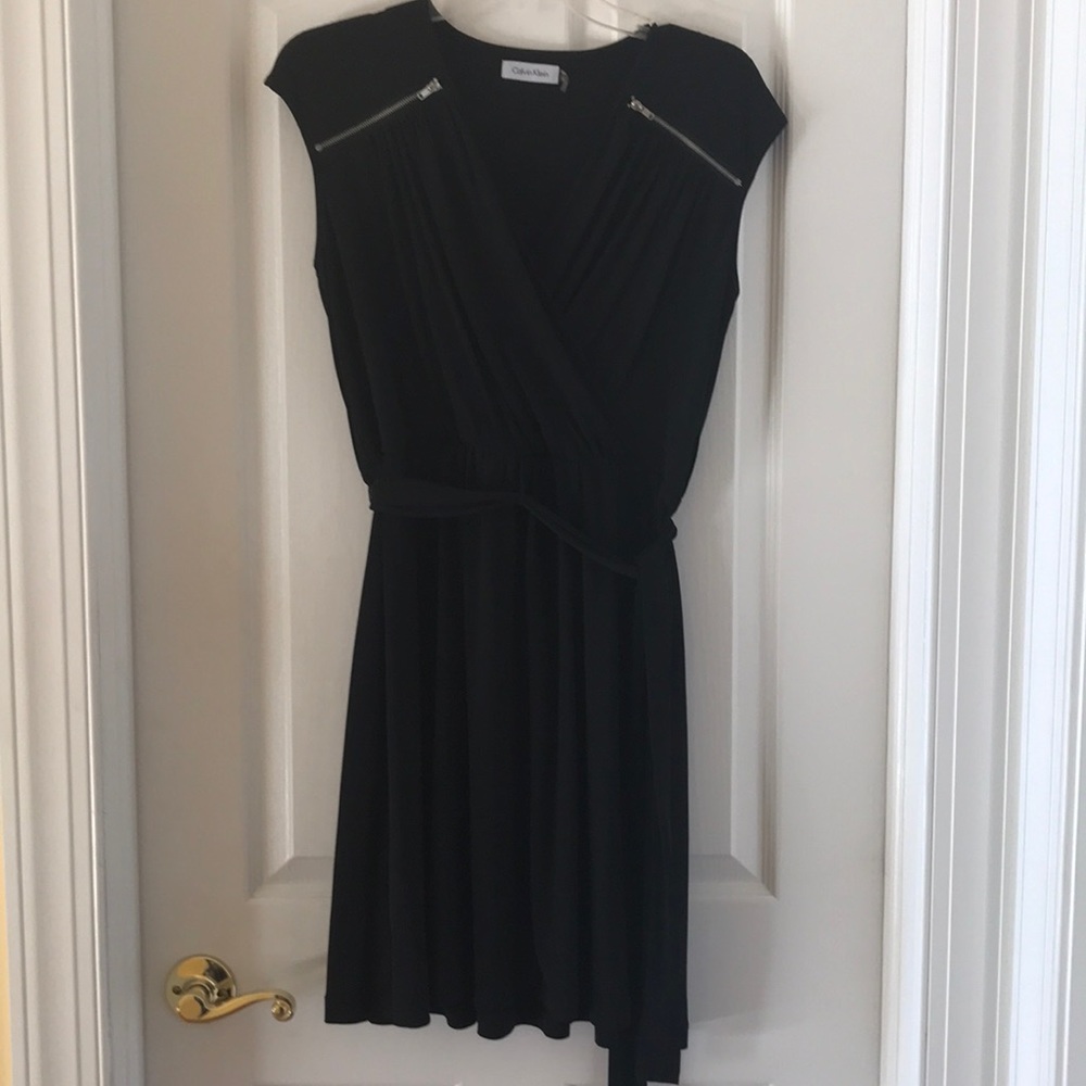 Black Calvin Klein dress